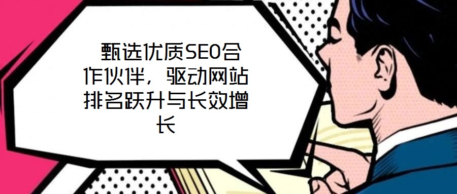  甄選優質SEO合作伙伴，驅動網站排名躍升與長效增長