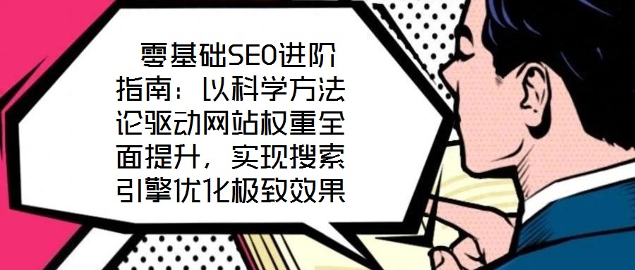  零基礎(chǔ)SEO進(jìn)階指南：以科學(xué)方法論驅(qū)動(dòng)網(wǎng)站權(quán)重全面提升，實(shí)現(xiàn)搜索引擎優(yōu)化極致效果