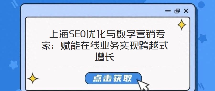  上海SEO優化與數字營銷專家：賦能在線業務實現跨越式增長